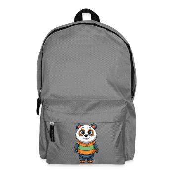 panda - Backpack - elephant grey - Front