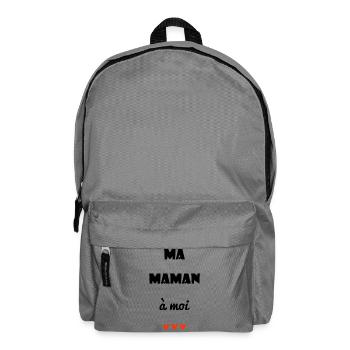 HERZLICHEN GLÜCKWUNSCH ZUM GEBURTSTAG. HERZ. ALLES GUTE ZUM MUTTERTAG. MAMA. PARTEI - Rucksack - Mittelgrau - Vorne