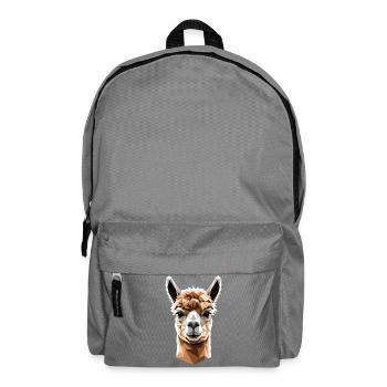 Alpaca Sweet Llama Farm Life Is Better With Alpacas - Backpack - elephant grey - Front