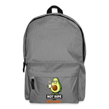 Mème de l’avocat : pas mûr pas prêt - Sac à dos - gris éléphant - Devant