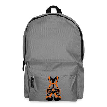 Klettergurt Baumpflege Baumkletterer Klettern - Rucksack - Mittelgrau - Vorne