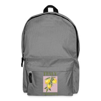 Italien Sardinien Urlaub Strand Zitronen Sardinien - Rucksack - Mittelgrau - Vorne