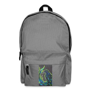 Phénix en plumage néon - Sac à dos - gris éléphant - Devant