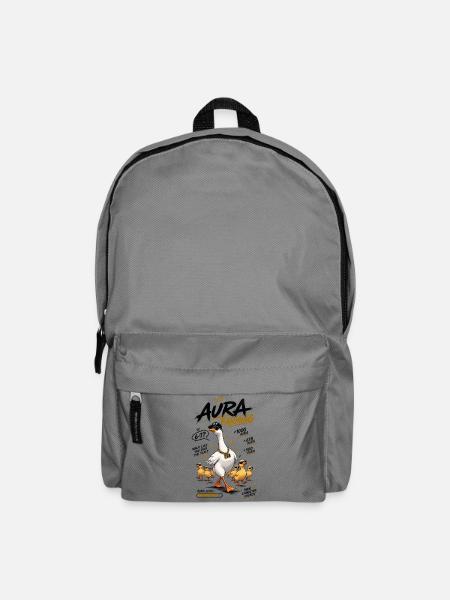 Aura-Farming Goose_6-7 Hauptcharakter - Rucksack - Mittelgrau