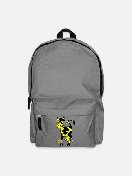 Vache - Sac à dos - gris éléphant