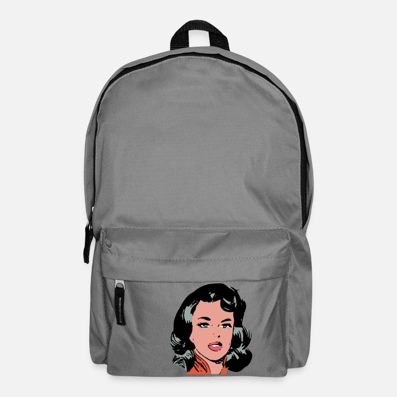 femme Pop Art - Sac à dos - gris éléphant
