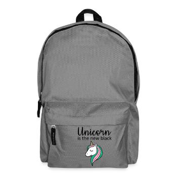 Einhorn ist das neue Schwarz - Rucksack - Mittelgrau - Vorne
