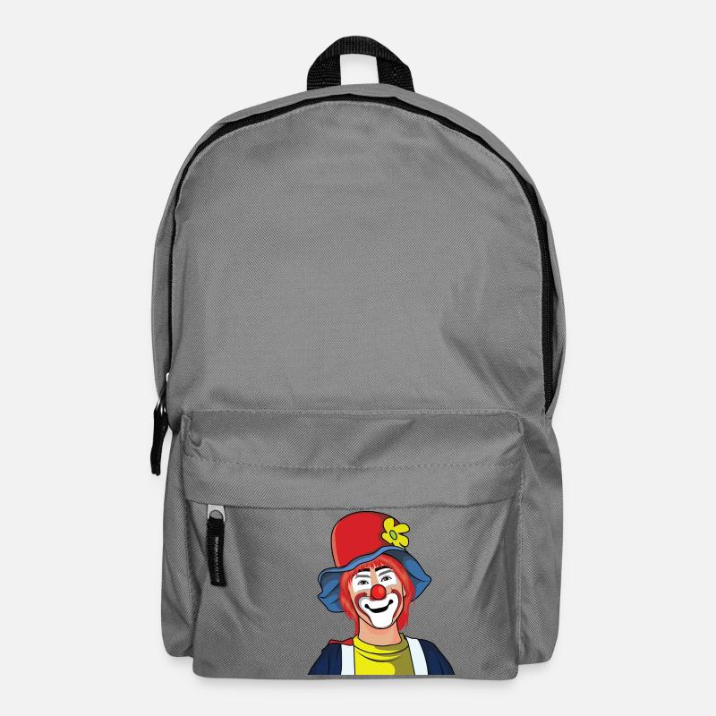 Clown - Rucksack - Mittelgrau