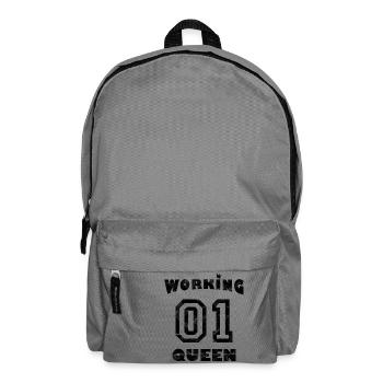 Work Workaholic - Working Queen - Backpack - elephant grey - Front