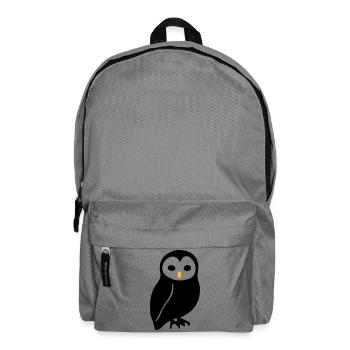 Owl - Backpack - elephant grey - Front