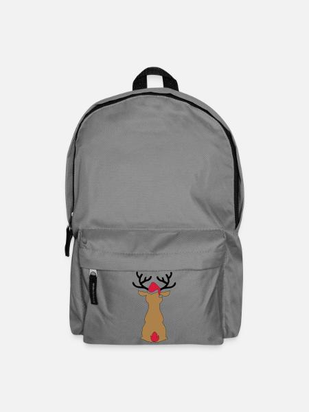 weihnachten - Rucksack - Mittelgrau