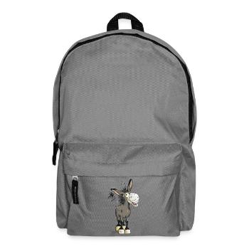 âne rire - Sac à dos - gris éléphant - Devant