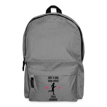 Juste une fille qui aime trail Running - Sac à dos - gris éléphant - Devant