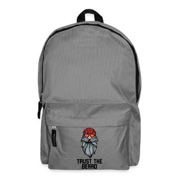 Facial Hair Beard Statement Bearded Full Beard - Backpack - elephant grey - Front