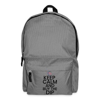 Buy the dip bitcoin crypto - Backpack - elephant grey - Front