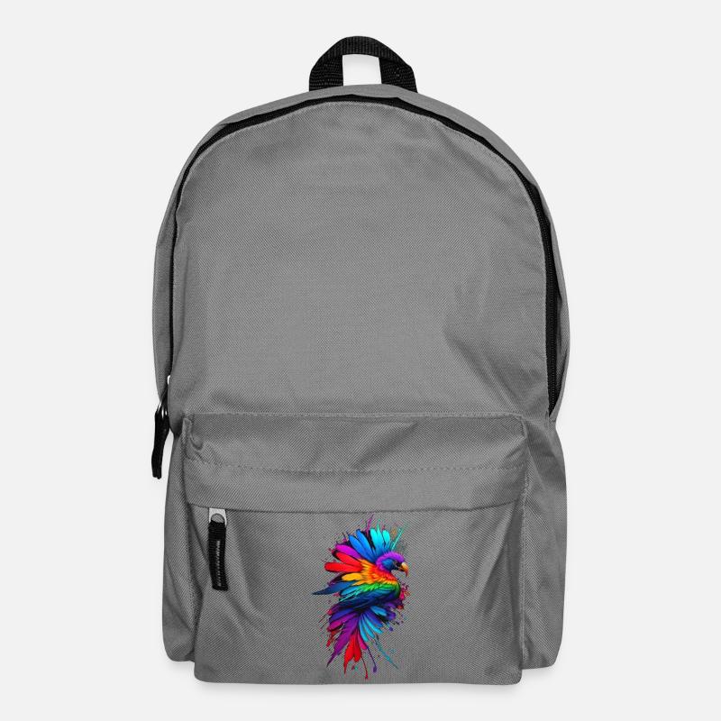 Paradiesvogel - Rucksack - Mittelgrau