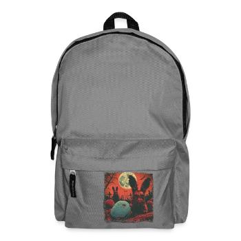 Easter Bunny Zombie Egg Horror Easter - Backpack - elephant grey - Front