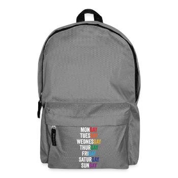 LGBT Pride Month - Mongay, Dienstag... - Rucksack - Mittelgrau - Vorne