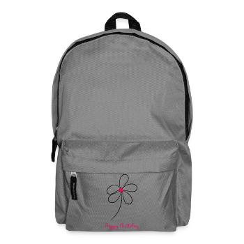 HAPPY BIRTHDAY. HAPPY BIRTHDAY. ANNIVERSARY. - Backpack - elephant grey - Front