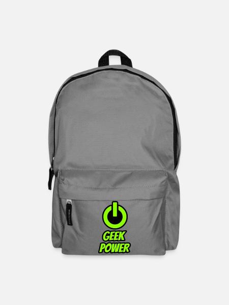 Geek power - Sac à dos - gris éléphant