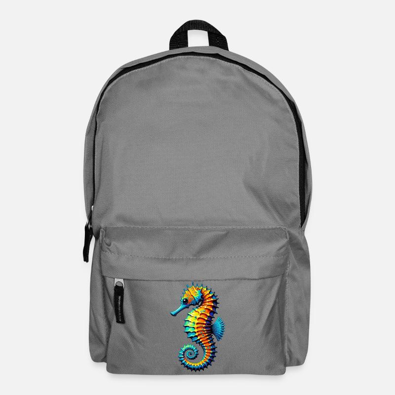 Seepferdchen - Rucksack - Mittelgrau
