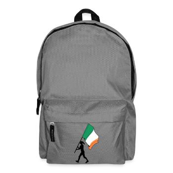 Drapeau Irlande Femme Marche - Sac à dos - gris éléphant - Devant
