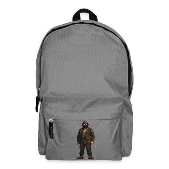 Adem Jashari standing proud - Rucksack - Mittelgrau - Vorne