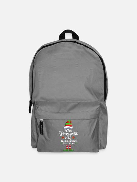 Elfe Elf Weihnachtsgeschenk Sohn Bruder - Rucksack - Mittelgrau