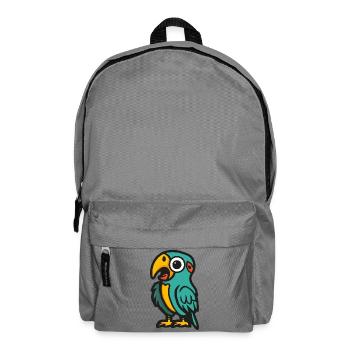 Papagai Halloween Zombie - Rucksack - Mittelgrau - Vorne