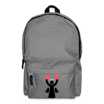 Boxer Angel Pictogram Funny - Backpack - elephant grey - Front