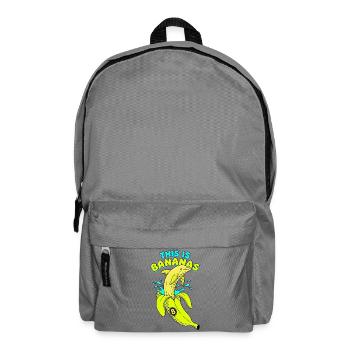 This Is Bananas 8. Geburtstag Delfin - Rucksack - Mittelgrau - Vorne