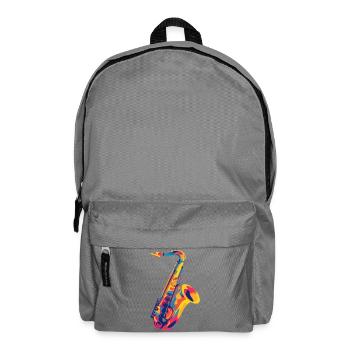 FarbSax PopsArt - Rucksack - Mittelgrau - Vorne