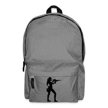 Femme Soldat - Sac à dos - gris éléphant - Devant