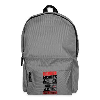 Horror Is Easy Proudly Horrified - Backpack - elephant grey - Front
