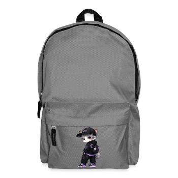 Urban Cat Purple - Rucksack - Mittelgrau - Vorne