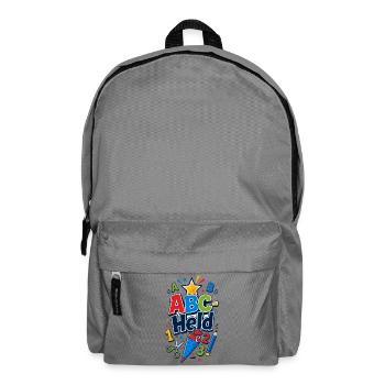 Back to school school child - Backpack - elephant grey - Front