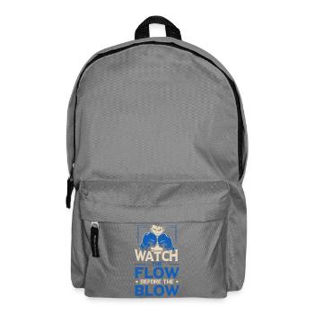 Watch The Flow Gloves Boxing Gloves - Backpack - elephant grey - Front