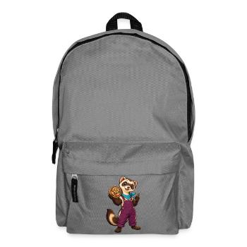 Pfotenwerkstatt Blütenholz - Rucksack - Mittelgrau - Vorne