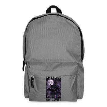Halloween bat - Embrace the night - Rucksack - Mittelgrau - Vorne