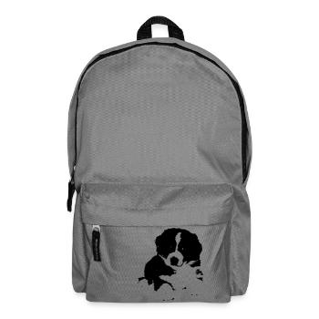 Chien mignon - Sac à dos - gris éléphant - Devant
