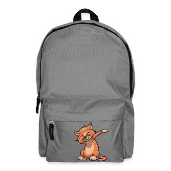 danse dab Chat drôle de cadeau d'anniversaire - Sac à dos - gris éléphant - Devant