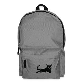 doigt milieu chat propriétaires de chat cadeau T-shirt - Sac à dos - gris éléphant - Devant