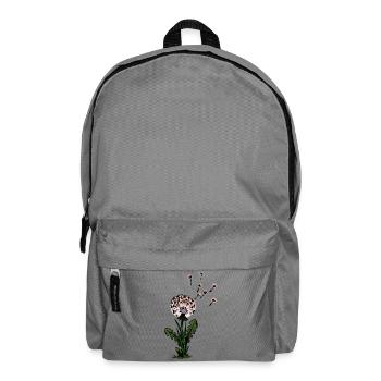 Löwenzahn Träumerische Blüten - Rucksack - Mittelgrau - Vorne