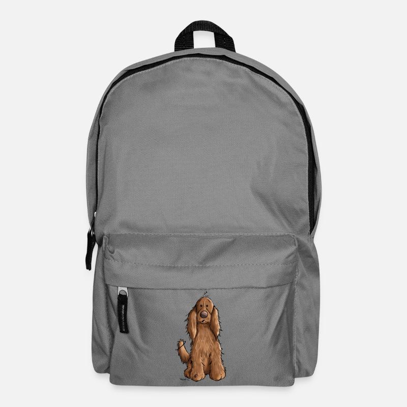 English Cocker Spaniel - Backpack - elephant grey