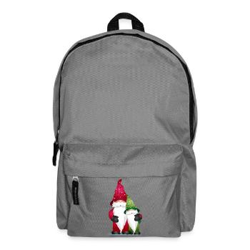 little cute imp friends for christmas - Backpack - elephant grey - Front