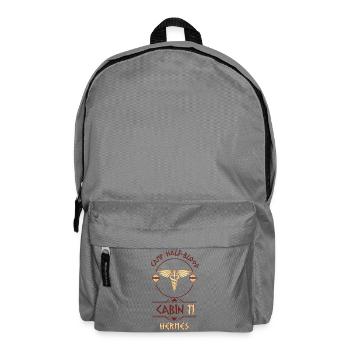 Cabin #11 in Camp Half Blood, Child of Hermes - Backpack - elephant grey - Front