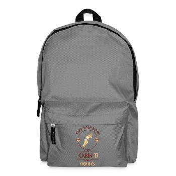 Cabin #11 in Camp Half Blood, Child of Hermes - Backpack - elephant grey - Front