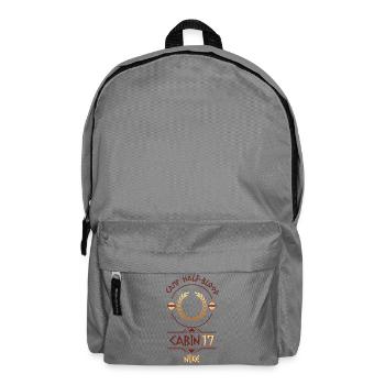 Cabin #17 in Camp Half Blood, Child of Goddess Nik - Backpack - elephant grey - Front