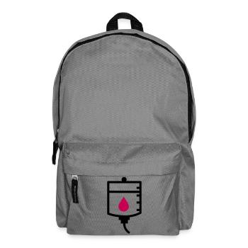 Traitement de thérapie du médecin goutte à goutte - Sac à dos - gris éléphant - Devant