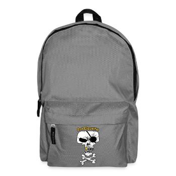 SAN ESCOBAR - Piratenflagge / Totenkopf - Rucksack - Mittelgrau - Vorne